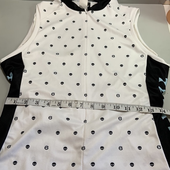 Twin Six sleeveless Club Raglan six/skull print cycling Jersey. Size Medium - Picture 10 of 12